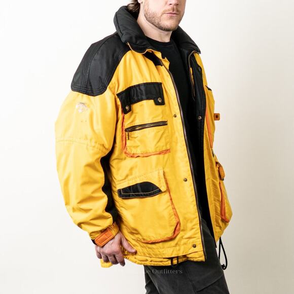 Vintage 90s Puffer Ski Jacket Coat Parka by Descente - XL - Picture 7 of 10